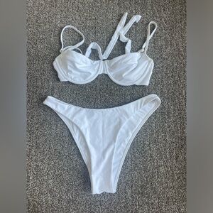 Monday Swimwear bikini in true white